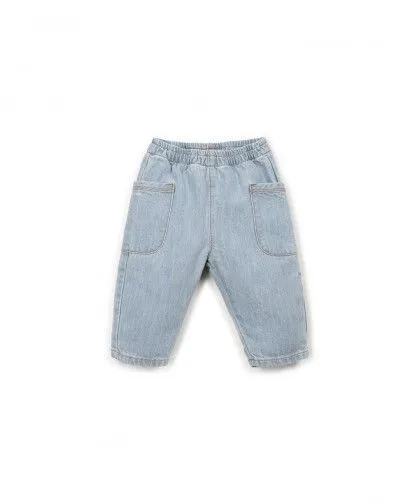 Play Up Hose | Denim Hellblau