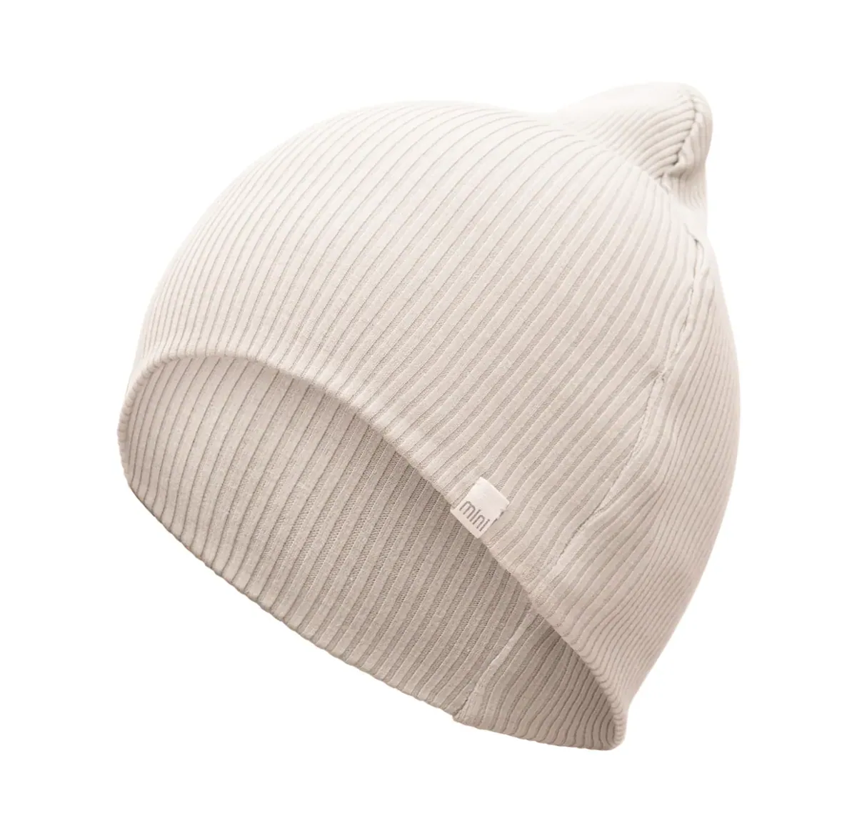 minimalisma Beanie Seide-Baumwolle "Bambi" Ecru