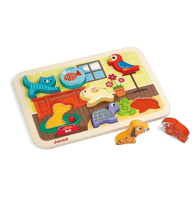 Formenpuzzle Haustiere