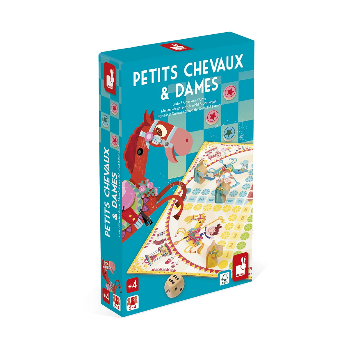 Jeu Duo - Petits Chevaux et Dames