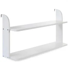 Einhängeregal Hängeregal Regal für Hochbett Kinder Weiss Holz 2 Ablagen