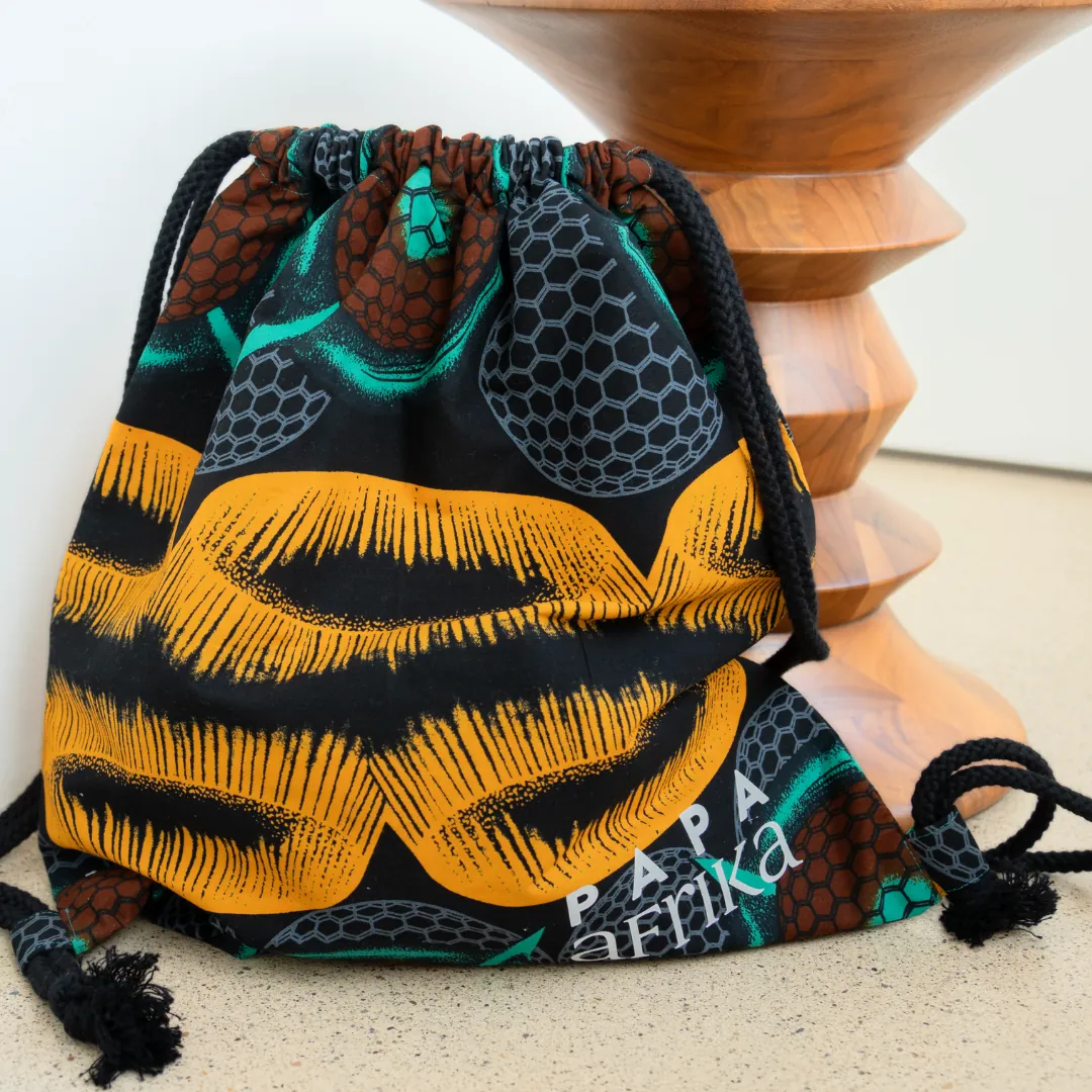 Papa Afrika - Backpack Yellow & Black