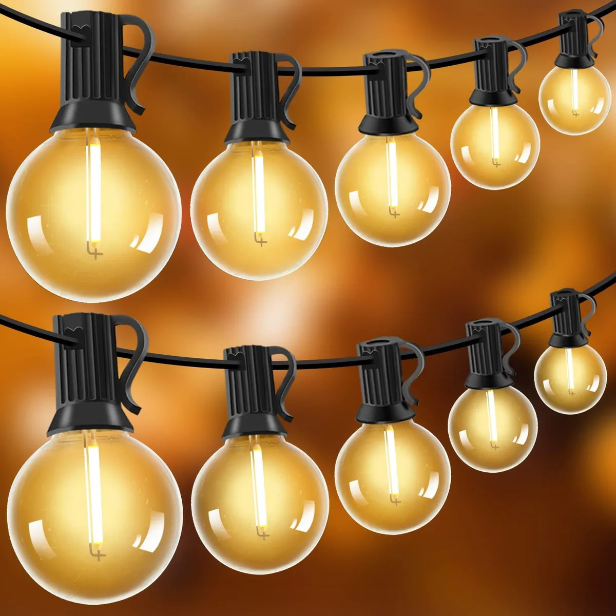 LED Lichterkette (25+2 Glühbirnen)