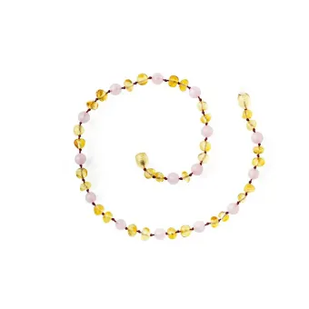 Kinder Bernstein-Kette 32cm Energie