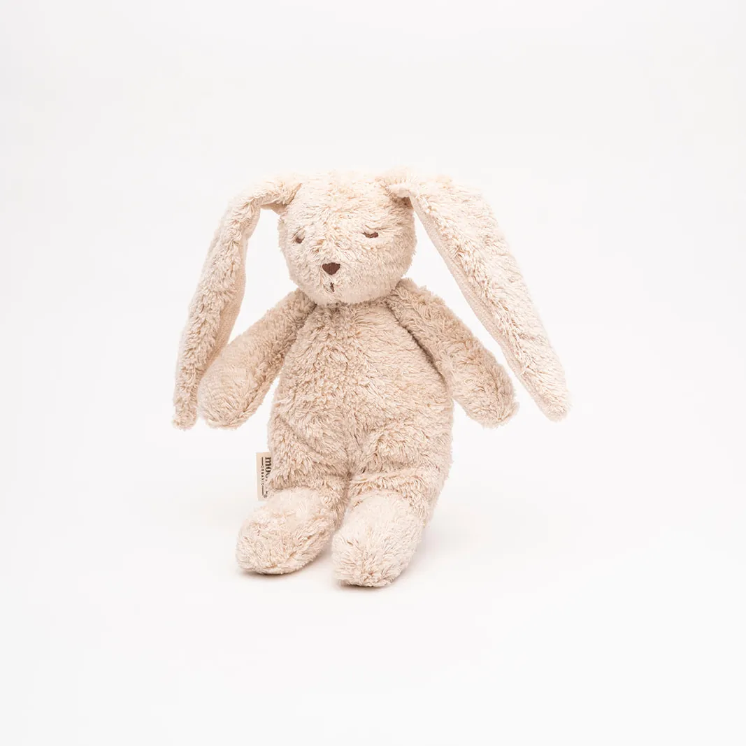 Moonie Plüschtier Hase Klein Bio-Baumwolle | Sand