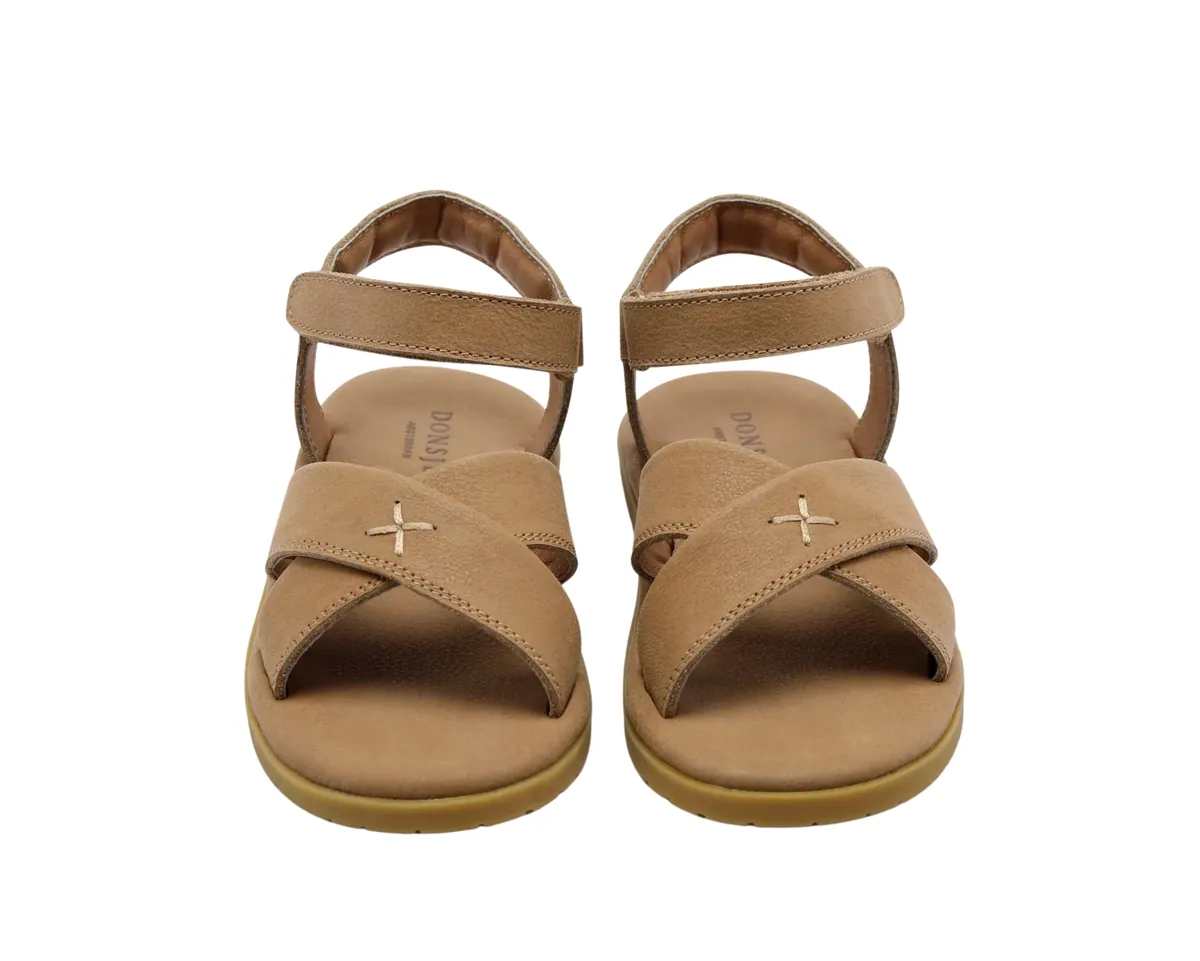 Donsje Sandalen  "Otis" Taupe Leather