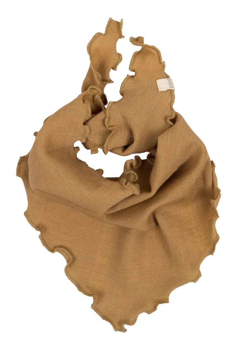 minimalisma Bandana Lätzchen "Abib" Merino | Golden Wheat