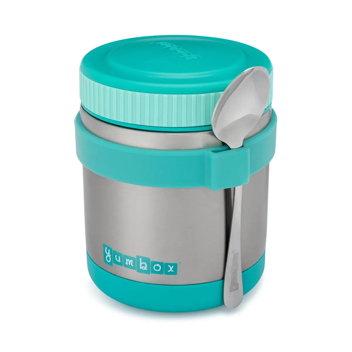 Thermoglas für warmes Mittagessen - Yumbox Zuppa mit Löffe - türkis