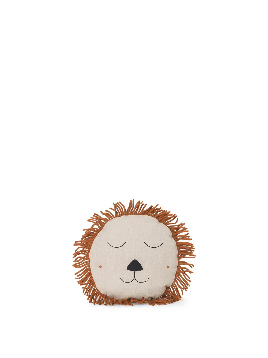 Ferm Living Safari Kissen Löwe | Natural
