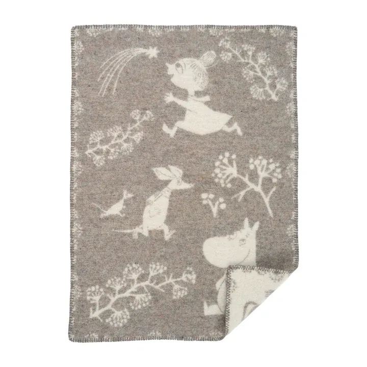 Klipan Babydecke Moomin Winterland | Grau