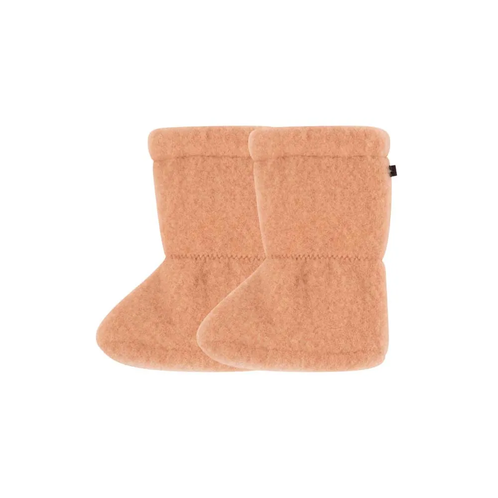 PurePure Stiefel aus Wollfleece - soft-caramel