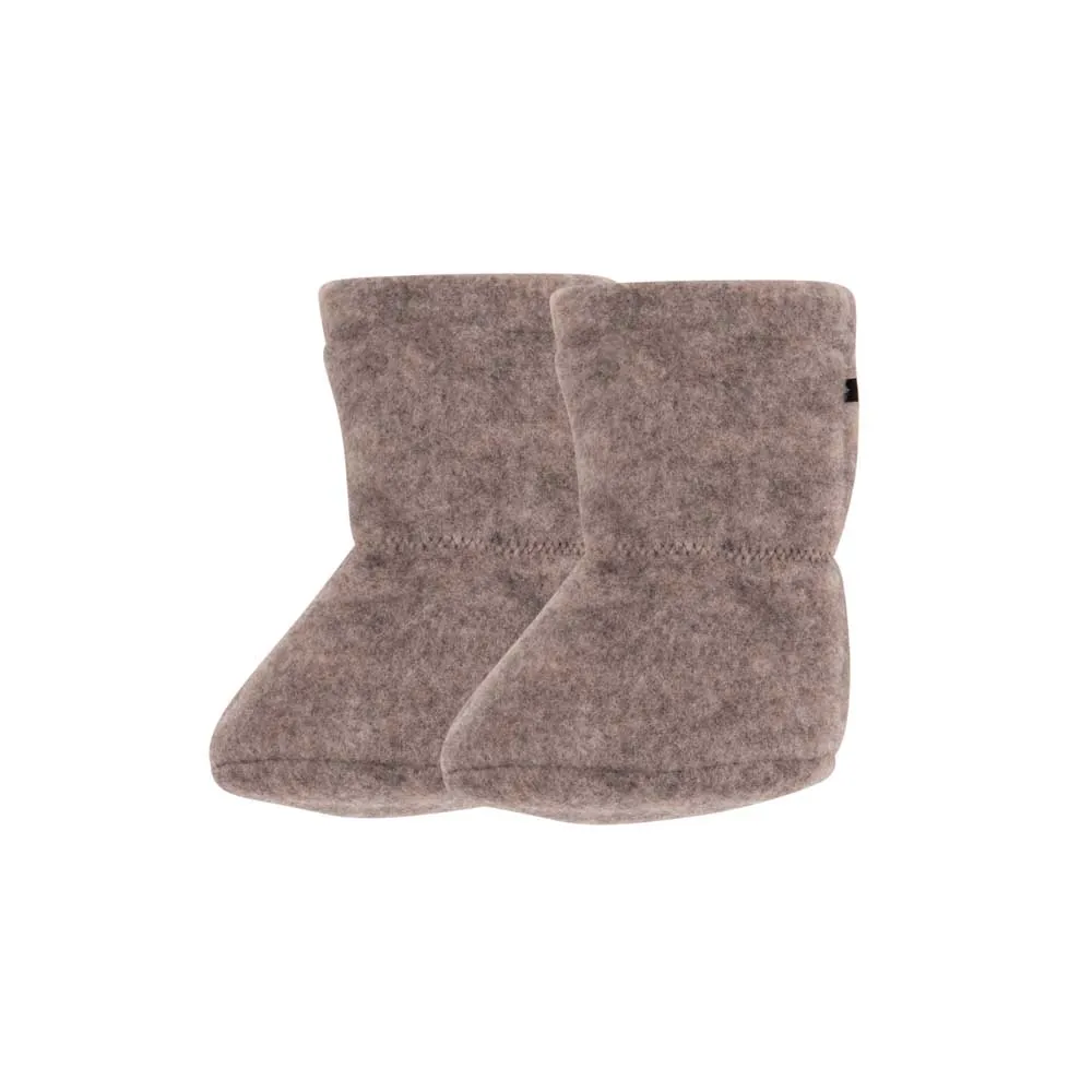 PurePure Stiefel aus Wollfleece - stein-grau