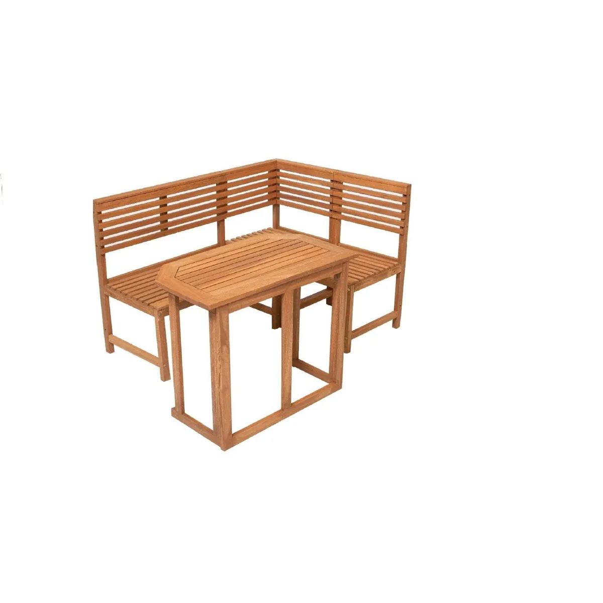 Eckbank Set LINZ 2-teilig, Eukalyptus geölt, FSC®-zertifiziert