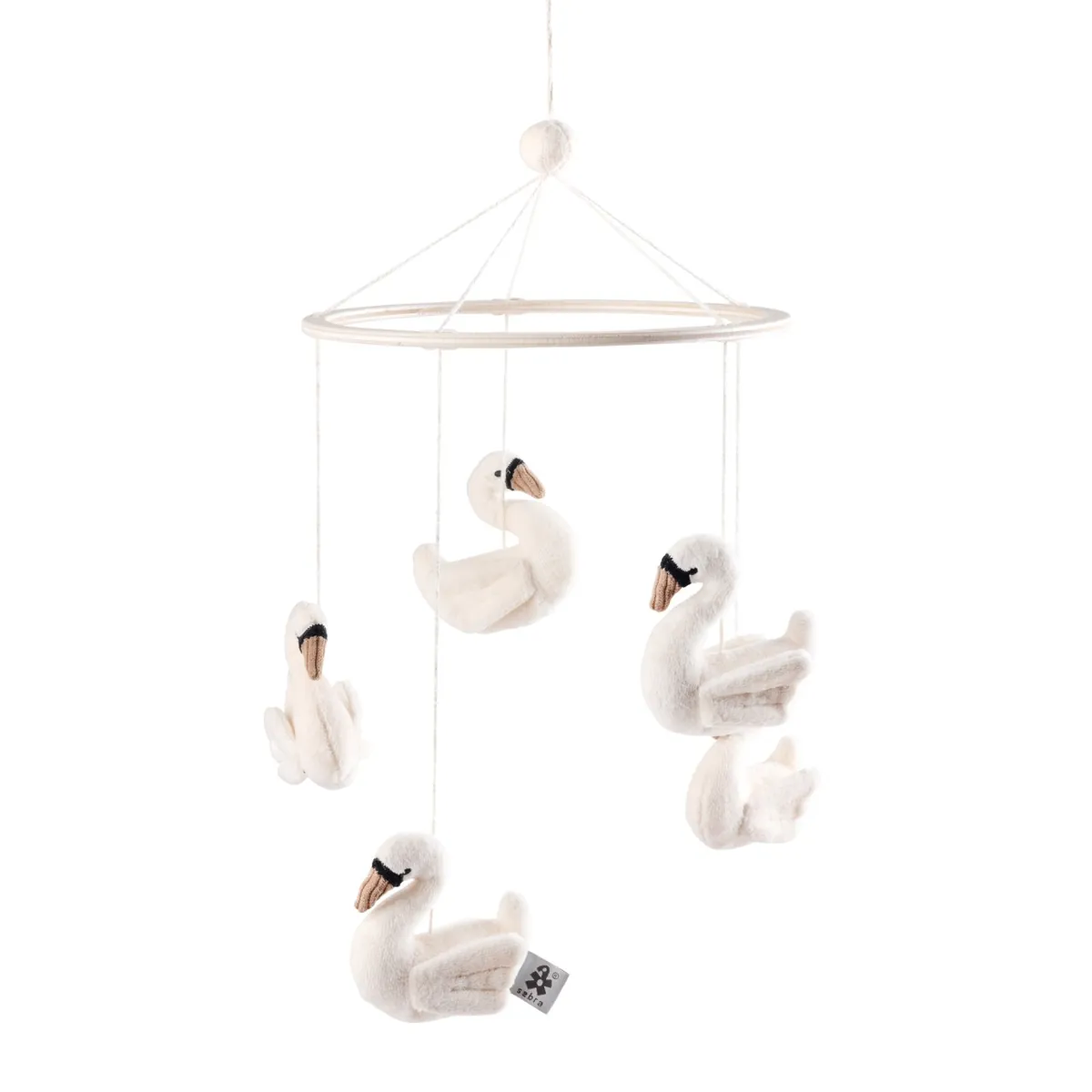 Sebra Mobile Schwäne | Beige