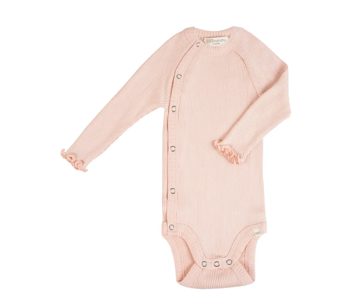 minimalisma Wickel-Body Seide-Baumwolle "Bibi" Sweat Rose
