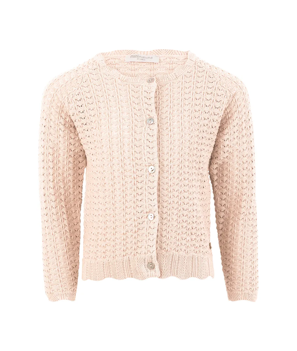 minimalisma Cardigan Baumwolle 0-18M "Romantic" Bisque