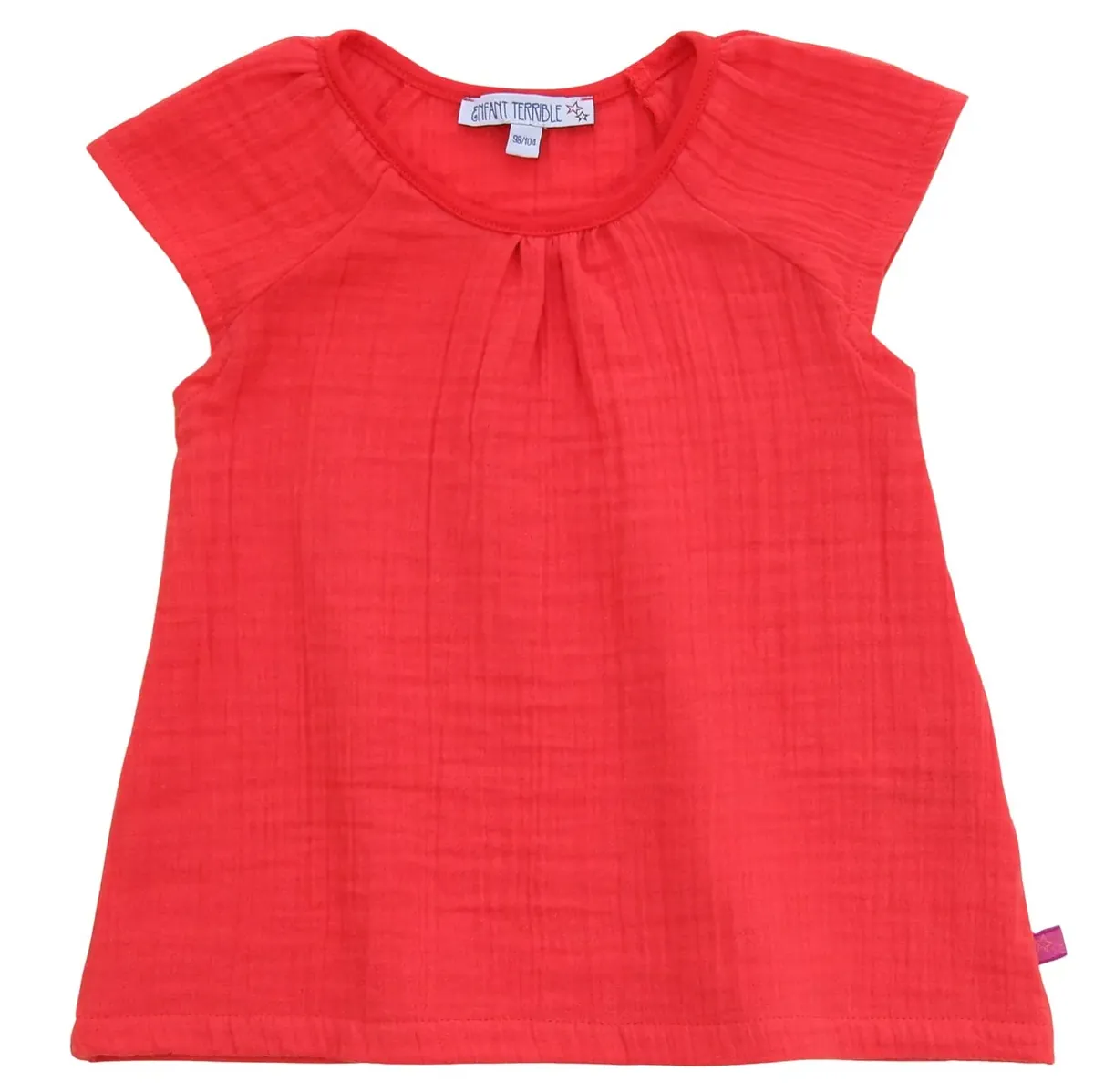 Musselin Top Enfant Terrible - tomato