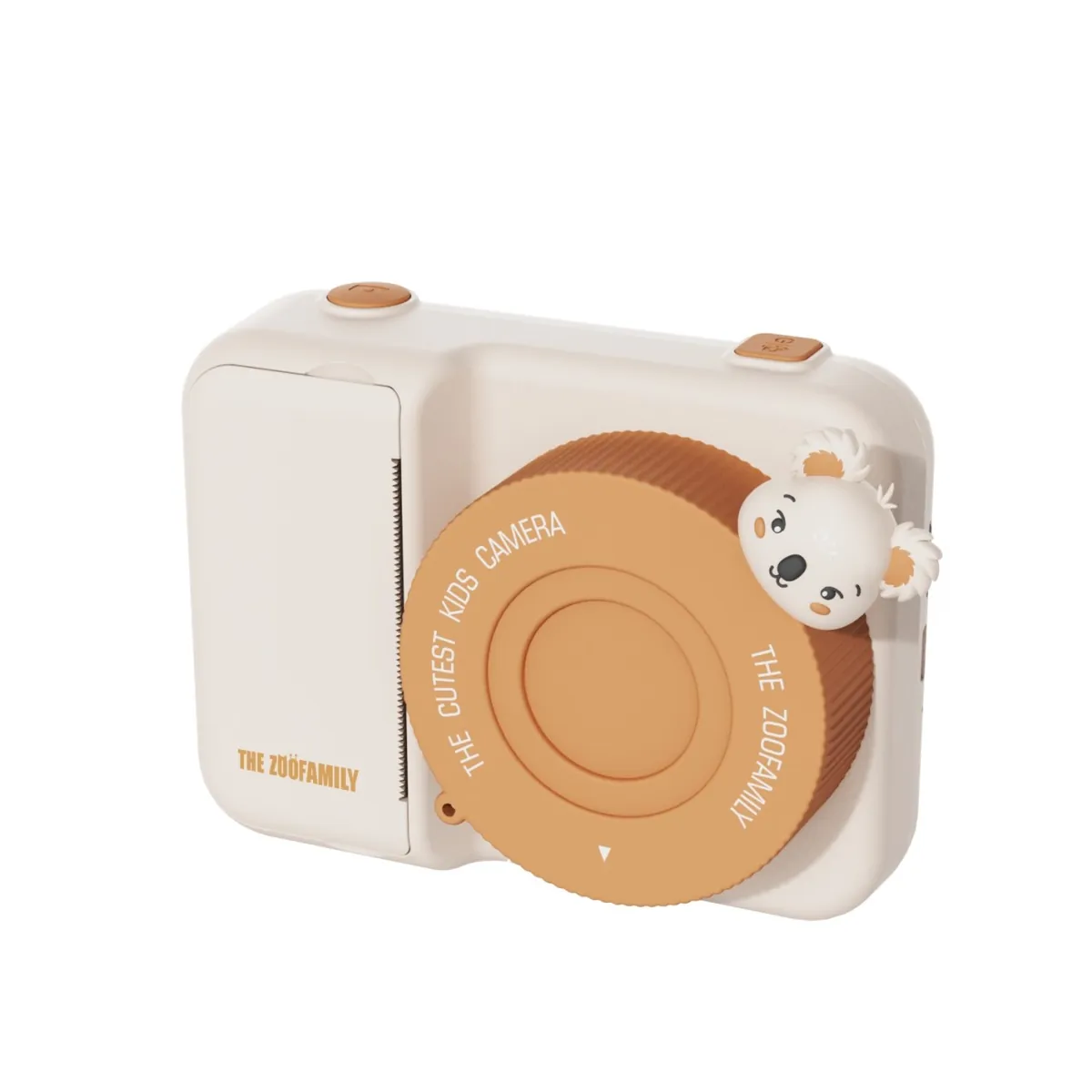 The Zoofamily Kinder-Kamera P2- Zoo Print Koala | weiss