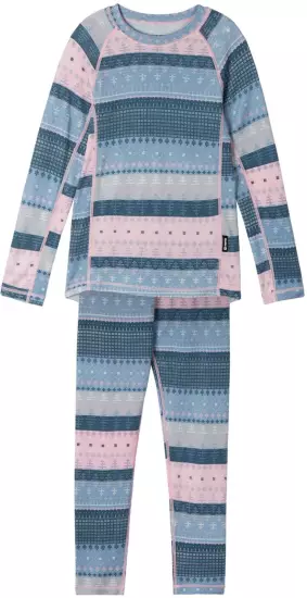 Reima Kinder Funktionsunterwäsche Set Taitoa foggy blue
