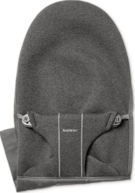 BabyBjörn Sitzstoff für Wippe 3D Jersey charcoal grau