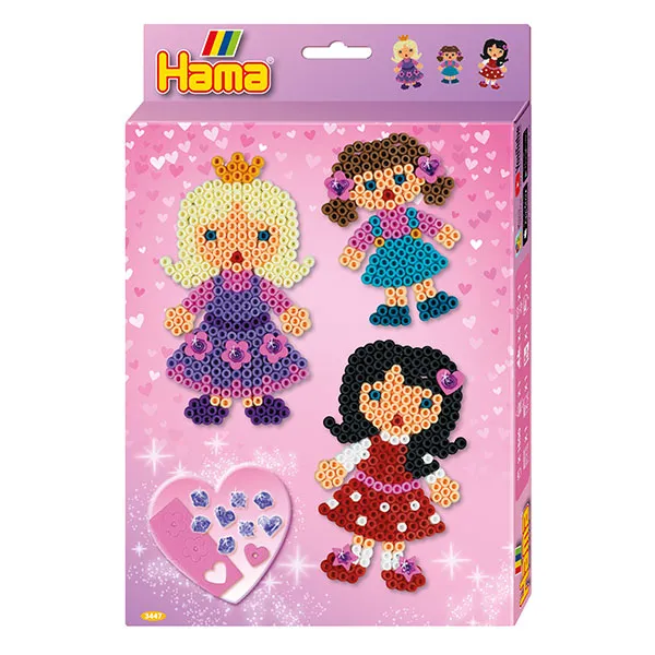 Midi Bügelperlen Geschenkpackung Puppen
