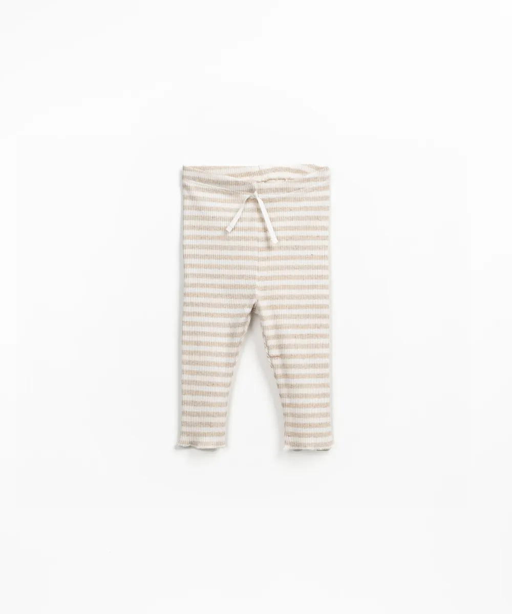 Play Up Striped Rib Leggins Gres