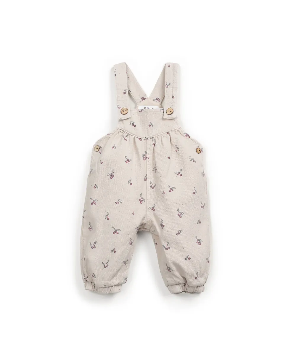 Play Up Latzhose mit Print "Twill"| Tones