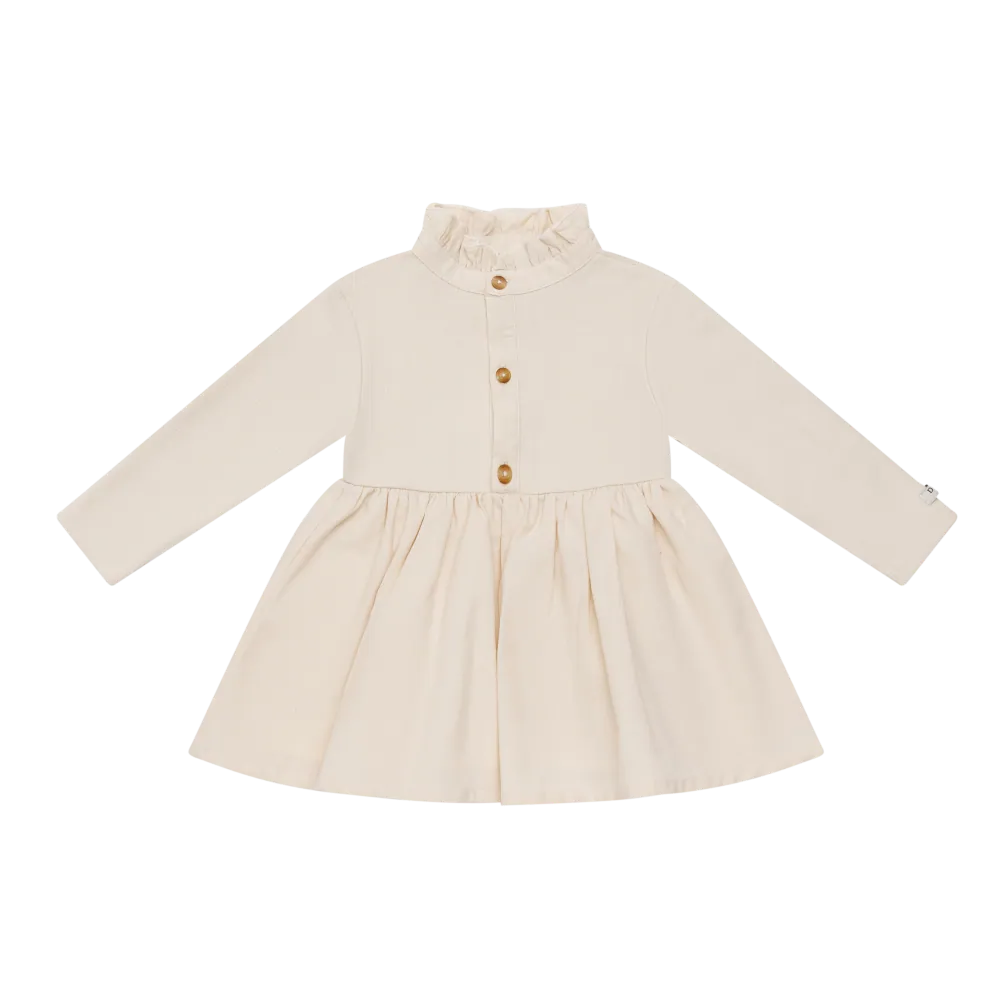 Donsje Kleid "Louen" Taupe Macaroon