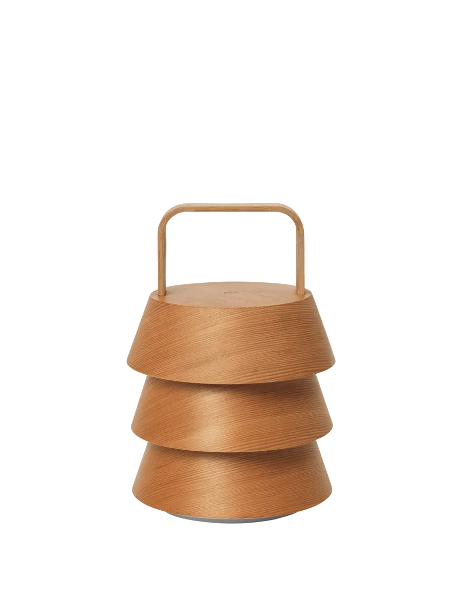 Ferm Living Tragbare Lampe Luver | Natural