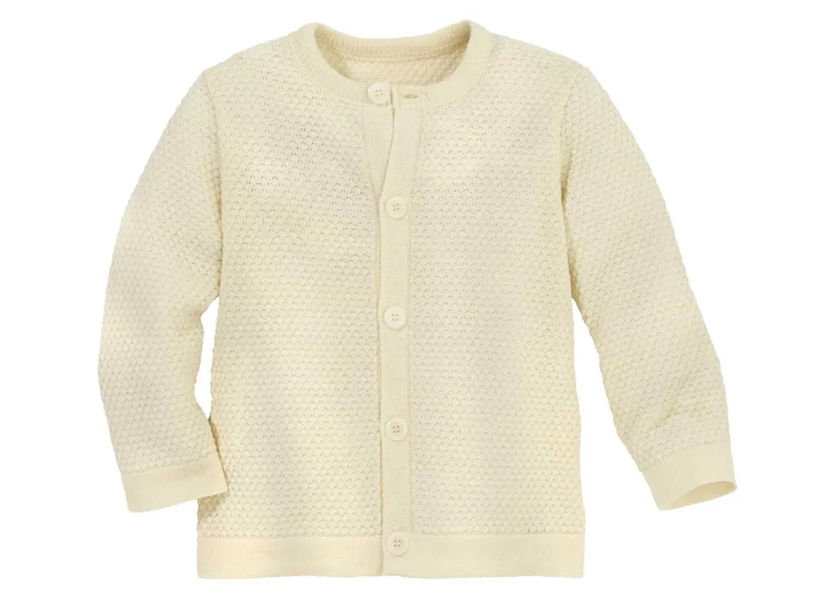 Disana Wabenstrick-Jacke Natur