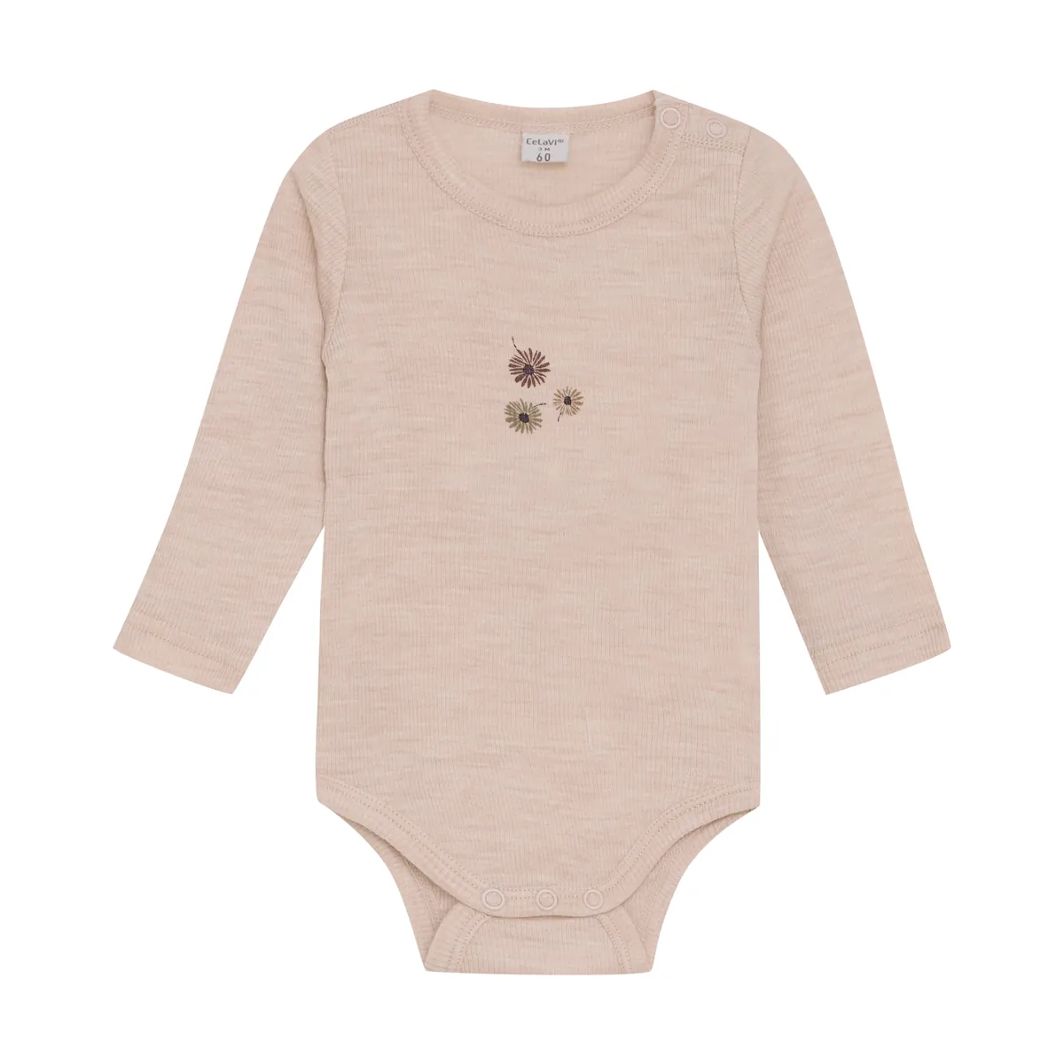 CeLaVi Ripp-Wollbody - Rose Dust
