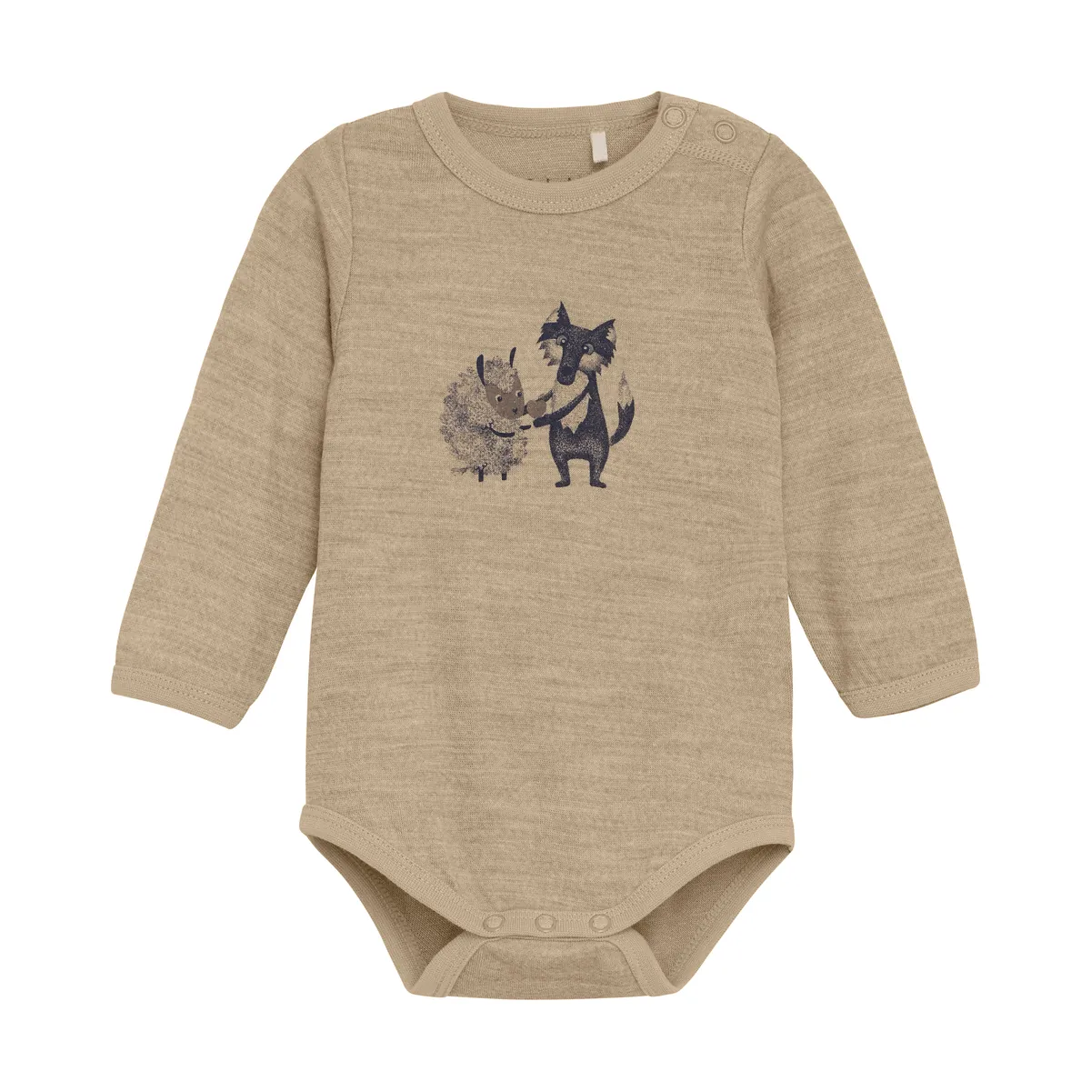 CeLaVi Body langarm Wolle/Bambusviskose - Savannah Tan