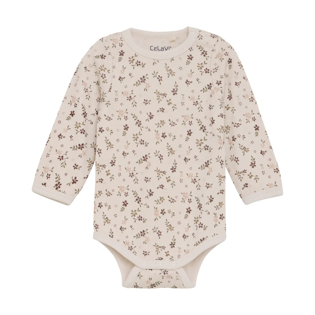 CeLaVi Body langarm Wolle/Bambusviskose - Marron