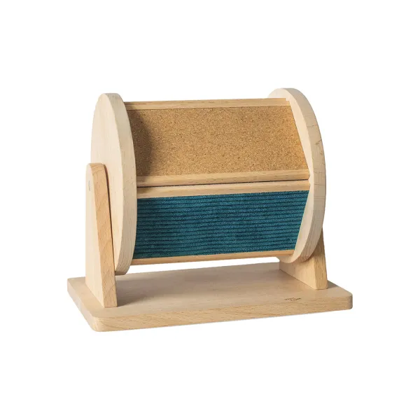 Rouleau Sensoriel d'Éveil en Bois