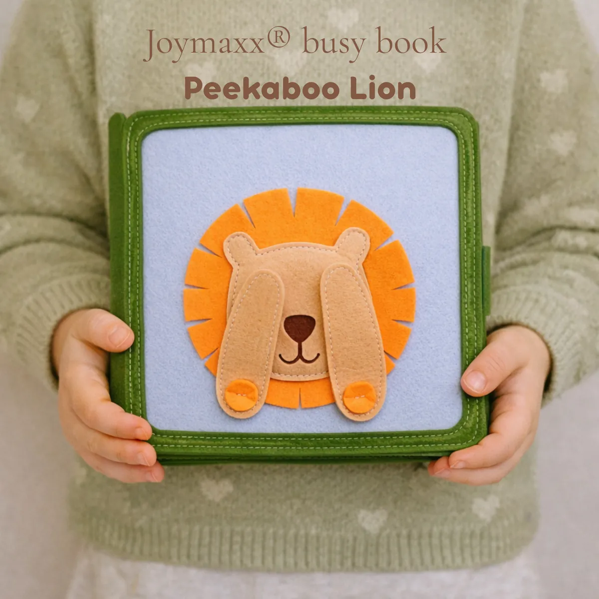 Joymaxx Montessori Quiet Book | Peekaboo-Löwe