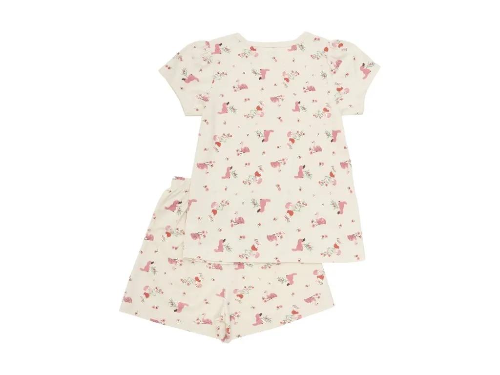 CeLaVi T-Shirt und Shorts Bambus - Powder Pink