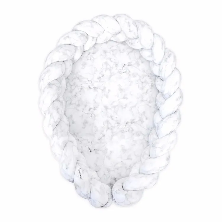 Babynest Bettschlange Marmor 2 in 1