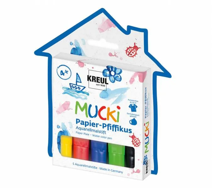 MUCKI Porzellan-Pirat Porzellanmalstift 5er Set
