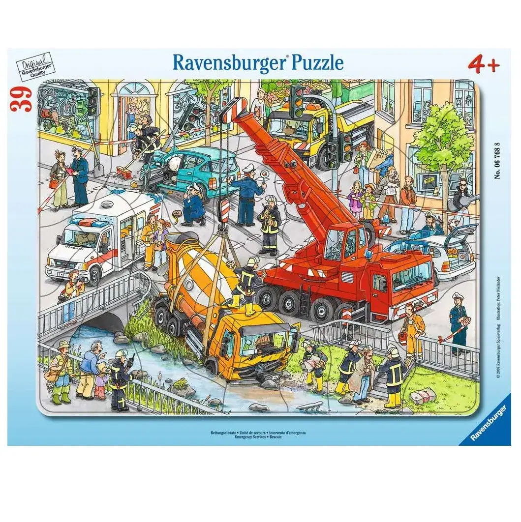 Kinderpuzzle Rettungseinsatz
