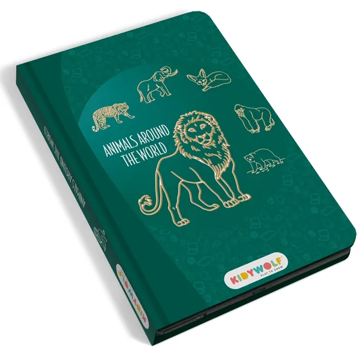 Kidywolf leuchtende Desigtafel Mini | Wilde Tiere