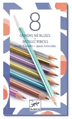 8 crayons métalliques