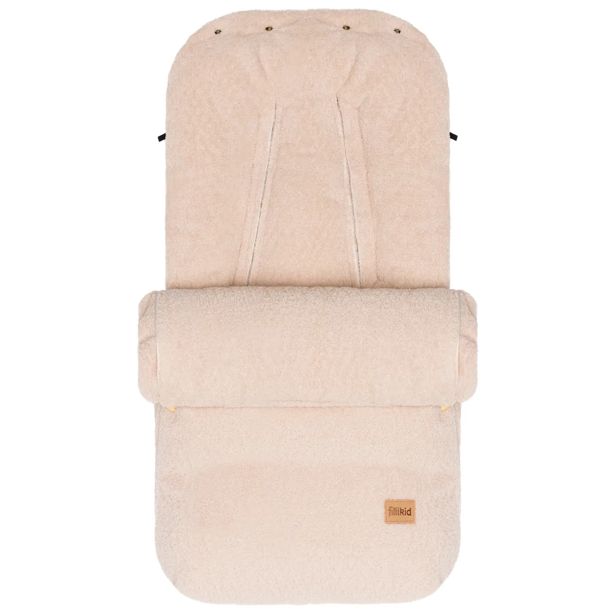 Fillikid Winterfusssack Elias Teddyplüsch natur