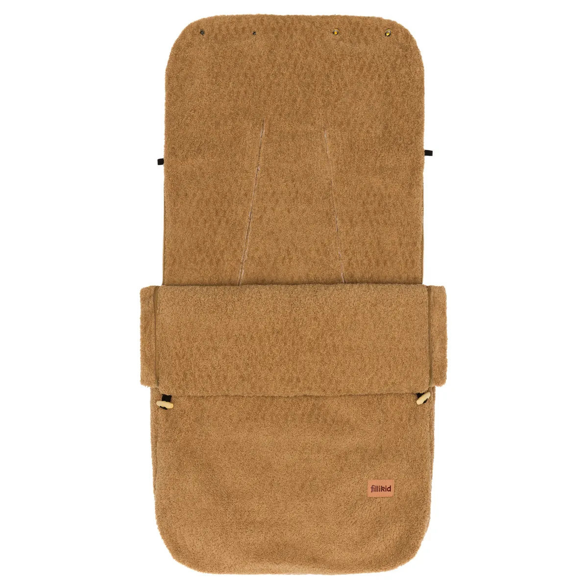 Fillikid Winterfusssack Elias Teddyplüsch braun
