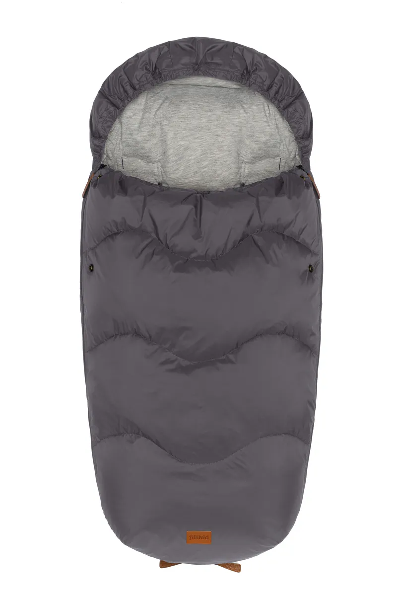 Fillikid Fusssack Lawu Daunenfusssack grau