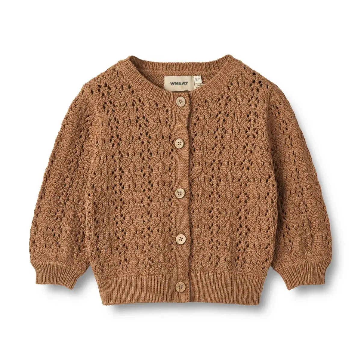 Wheat Strick-Cardigan "Celia" Caramel