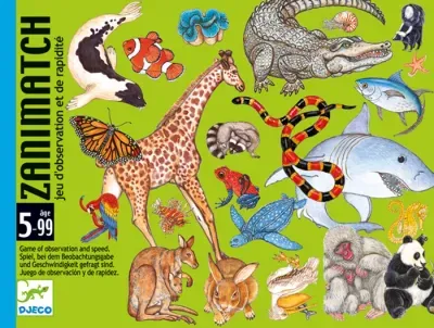 Jeu de cartes Zanimatch
