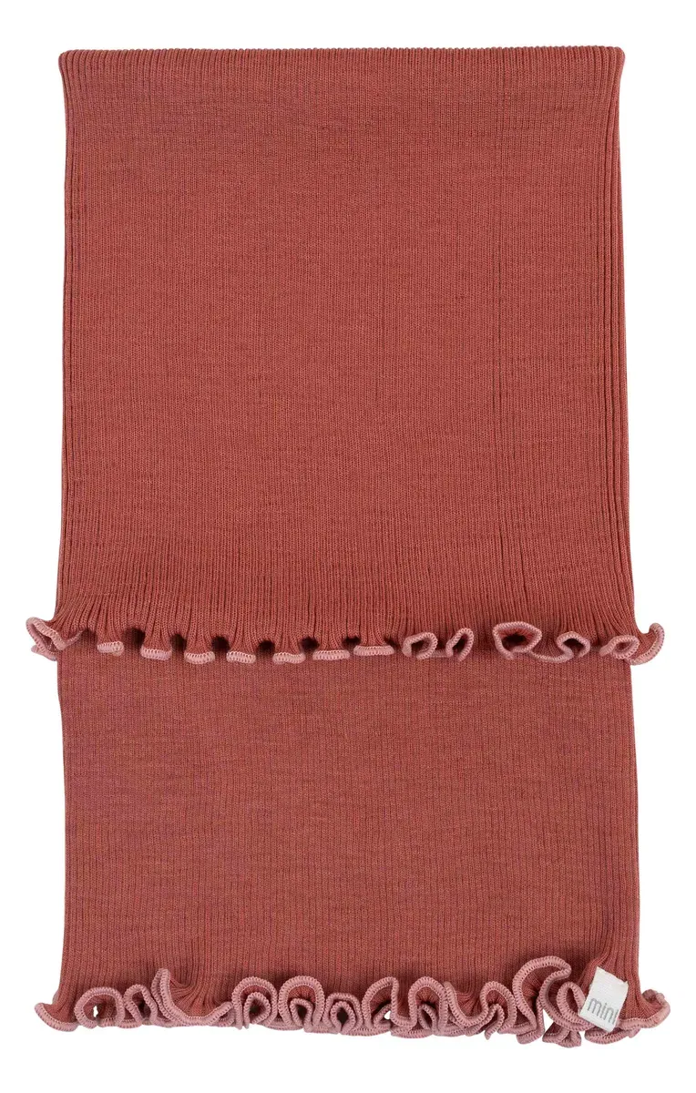 minimalisma Loop-Schal Merinowolle "Aha" Autumn Blush Cloudberry