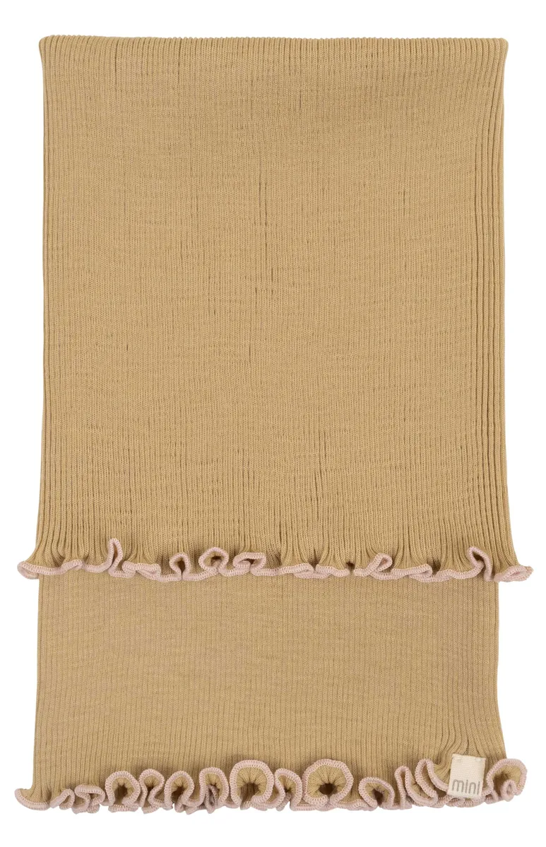 minimalisma Loop-Schal Merinowolle "Aha" Hay Pale Blush
