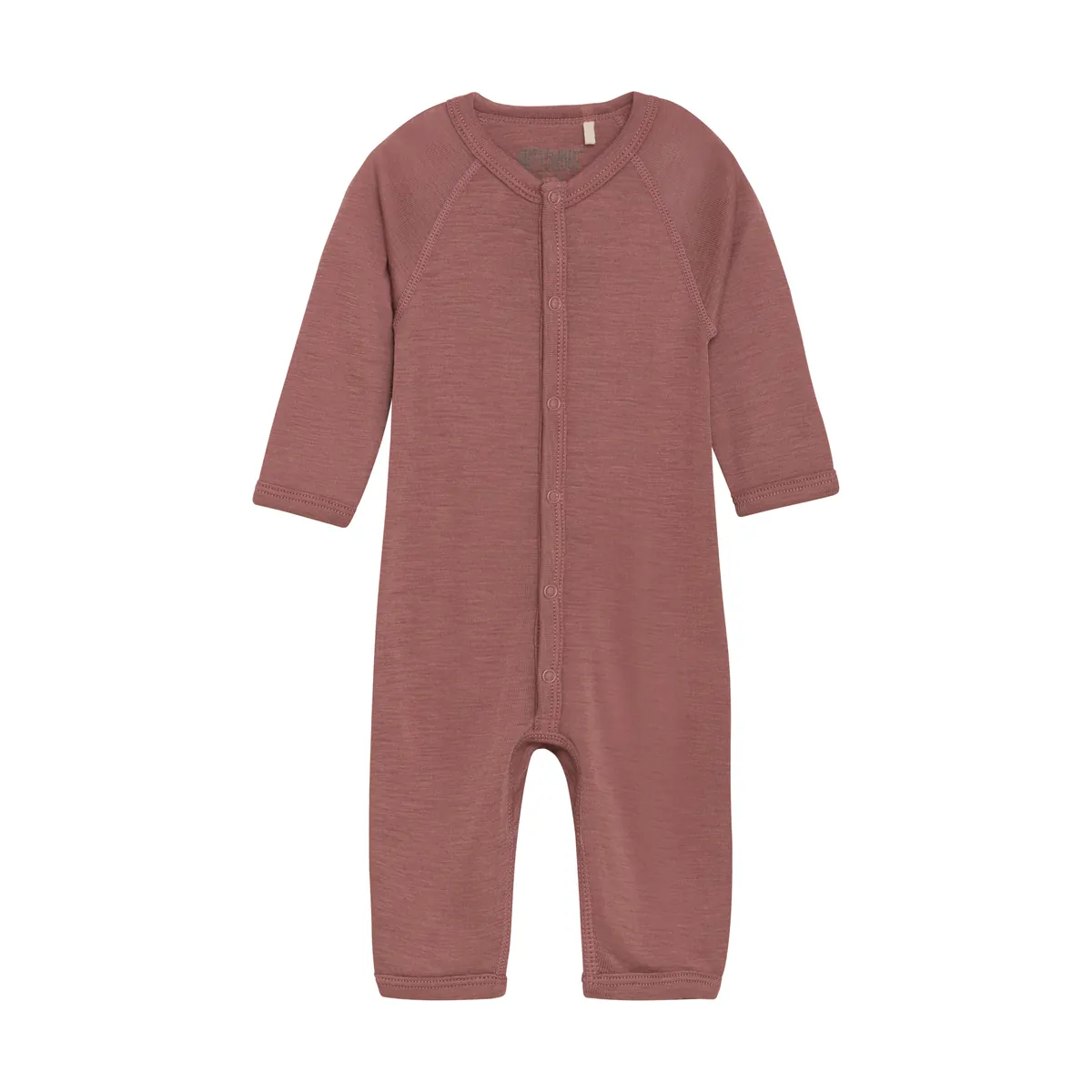 Huttelihut Wolle-Seide Strampfler / Pyjama - Burlwood