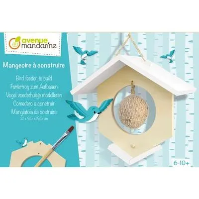 Mangeoire pour oiseaux à construire